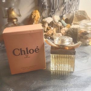 Authentic Chloé edp 2.5 fl oz 85% full with box